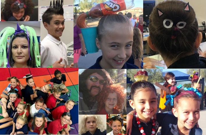 Red Ribbon Week - Wacky Hair Day